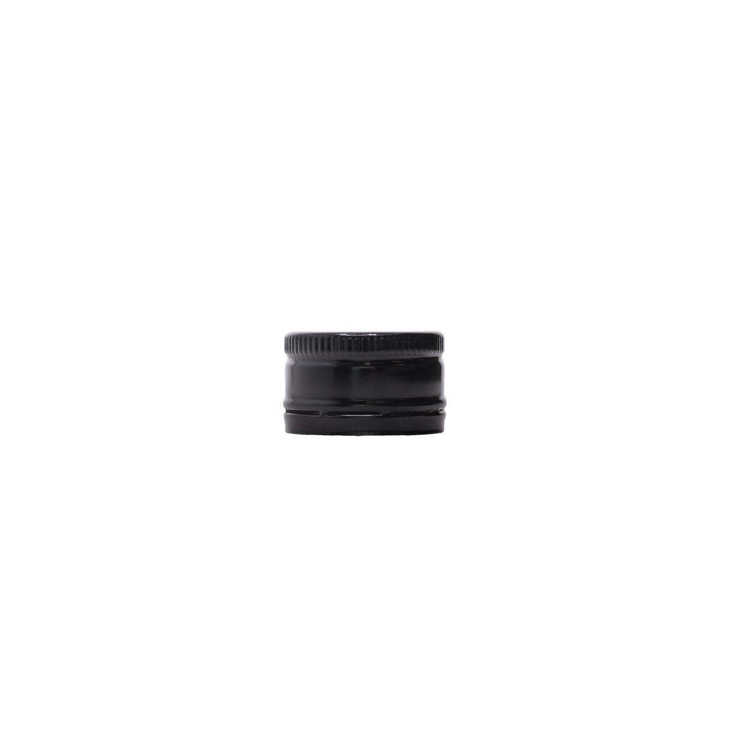 48-400 Black Aluminum Tamper Evident Cap