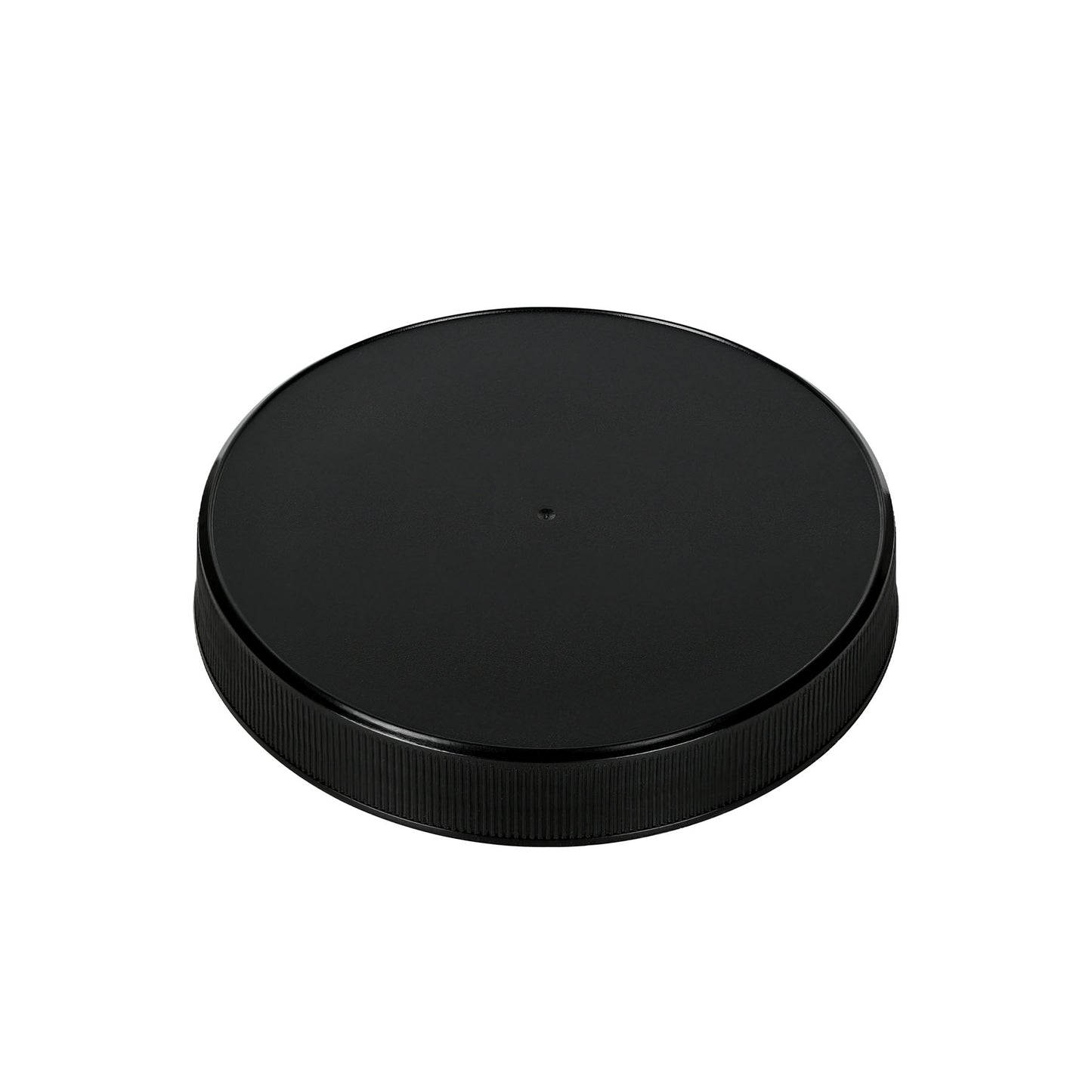 110-400 Black PP Ribbed Skirt Cap with PE Liner