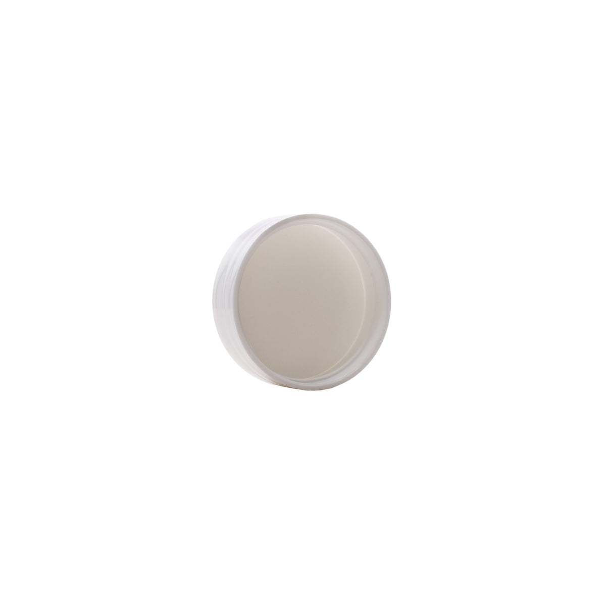 33-400 White PP Smooth Skirt Cap with PE Liner