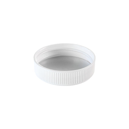38-400 White PP Ribbed Skirt Cap with Liner