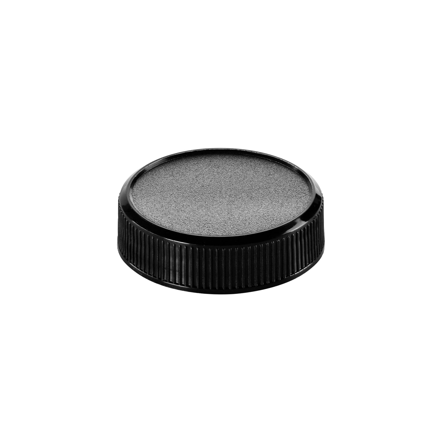 38-400 Black PP Ribbed Skirt Cap with Liner