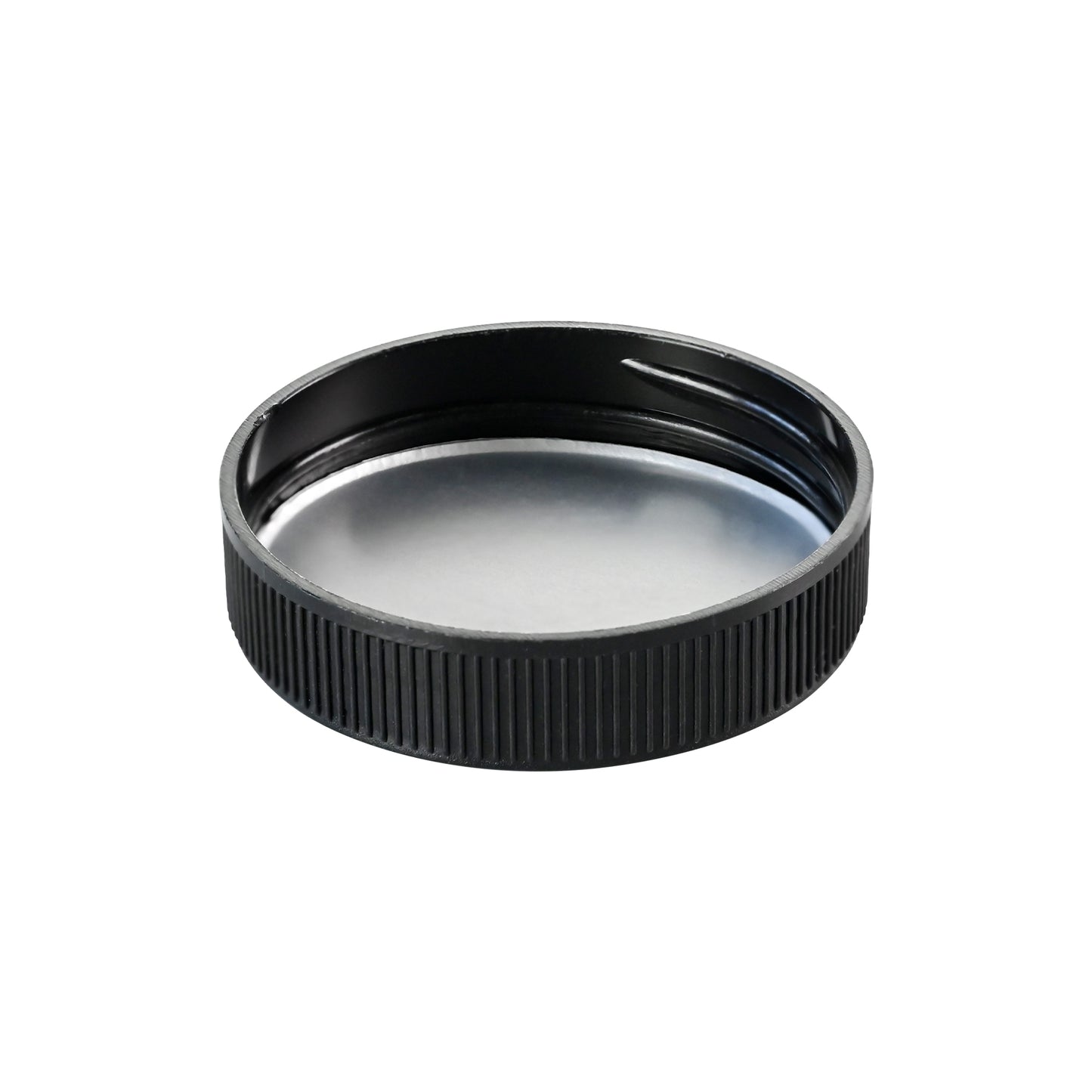 45-400 Black PP Ribbed Skirt Cap with Liner