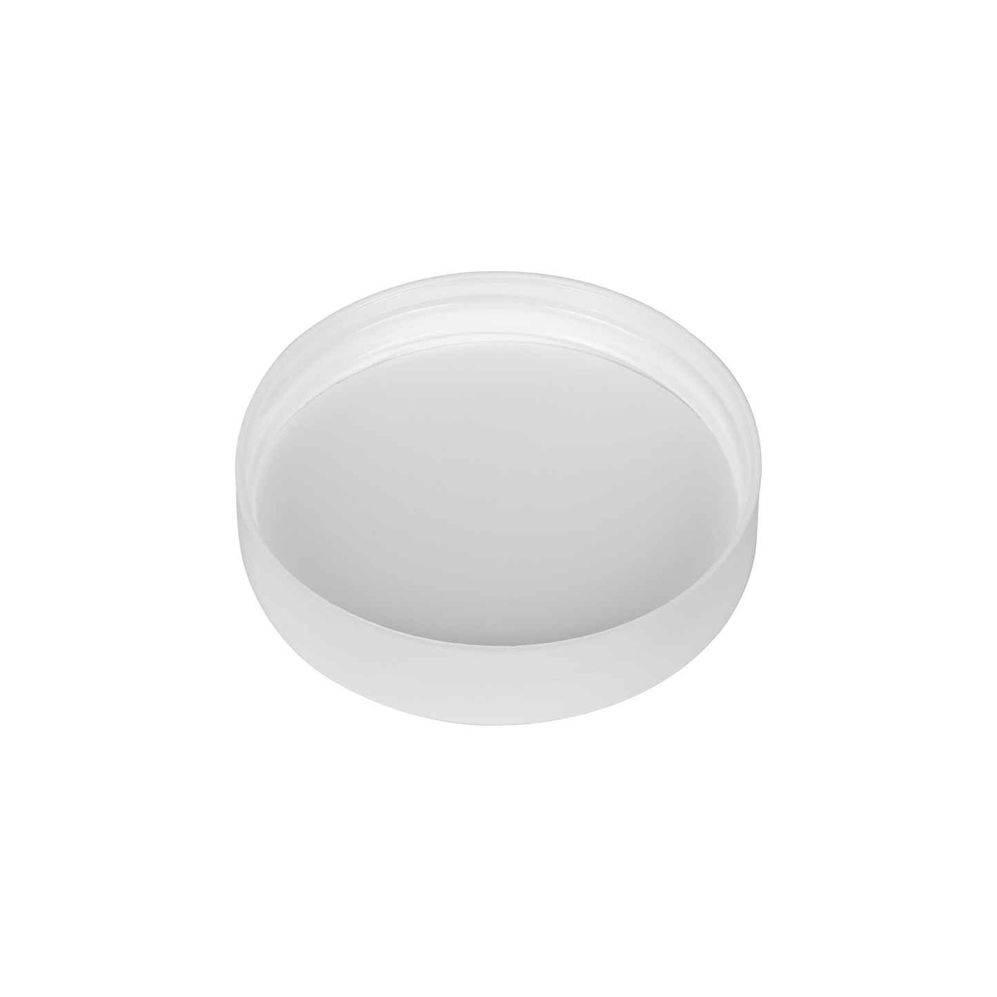 53-400 White PP Smooth Skirt Cap with PE Liner