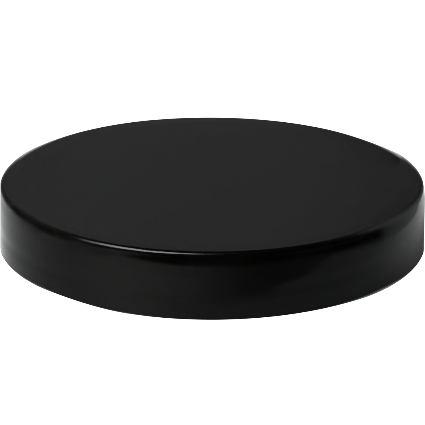 70-400 Black PP Smooth Skirt Cap side view top up