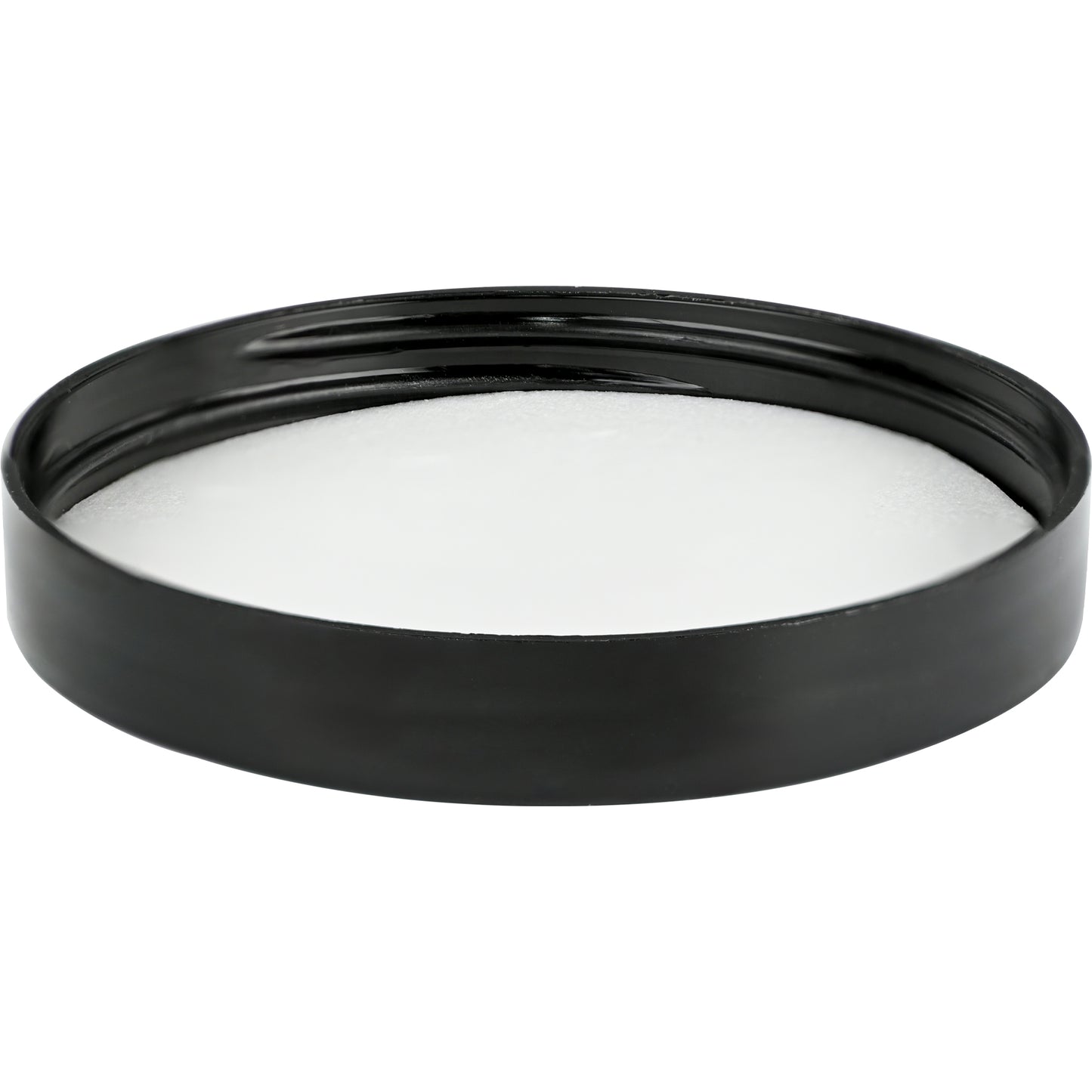 70-400 Black PP Smooth Skirt Cap side view top down