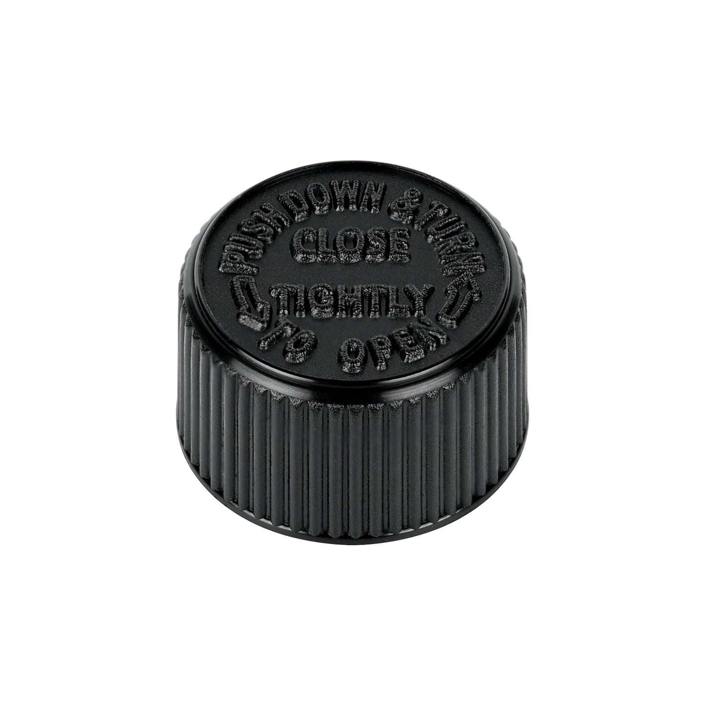 20-400 Black Ribbed Skirt CRC PDT Cap with Liner