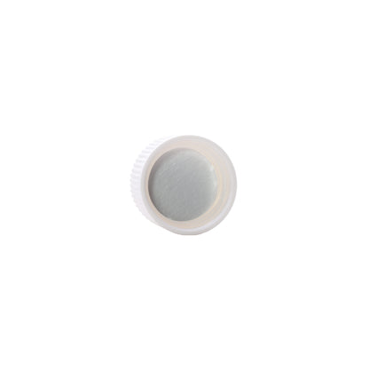 24-400 White Ribbed Skirt CRC PDT Cap with HIS Liner