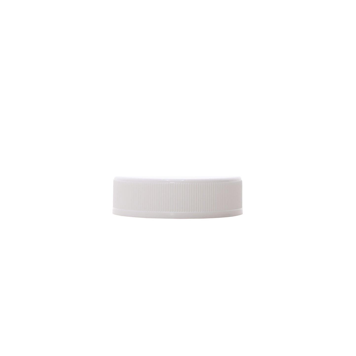 53-400 White Ribbed Skirt CRC Cap with Liner