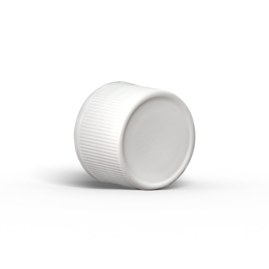20-400 White Ribbed Skirt Cap