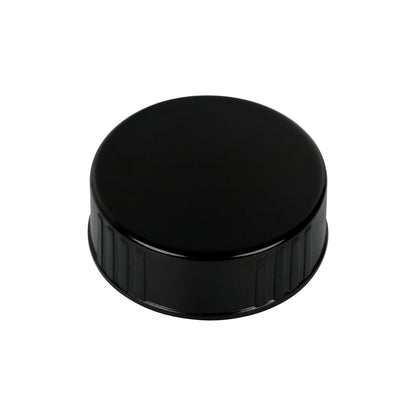 33-400 Black Semi Ribbed Skirt Phenolic Cap