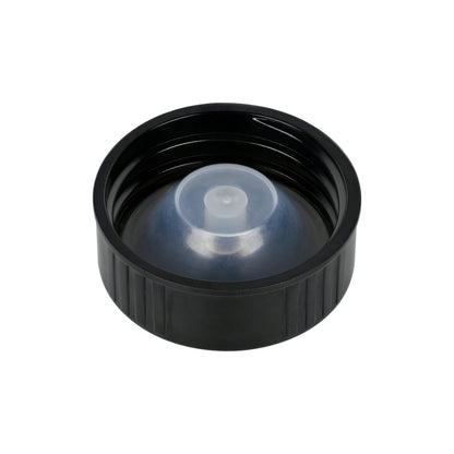 33-400 Black Semi Ribbed Skirt Phenolic Cap