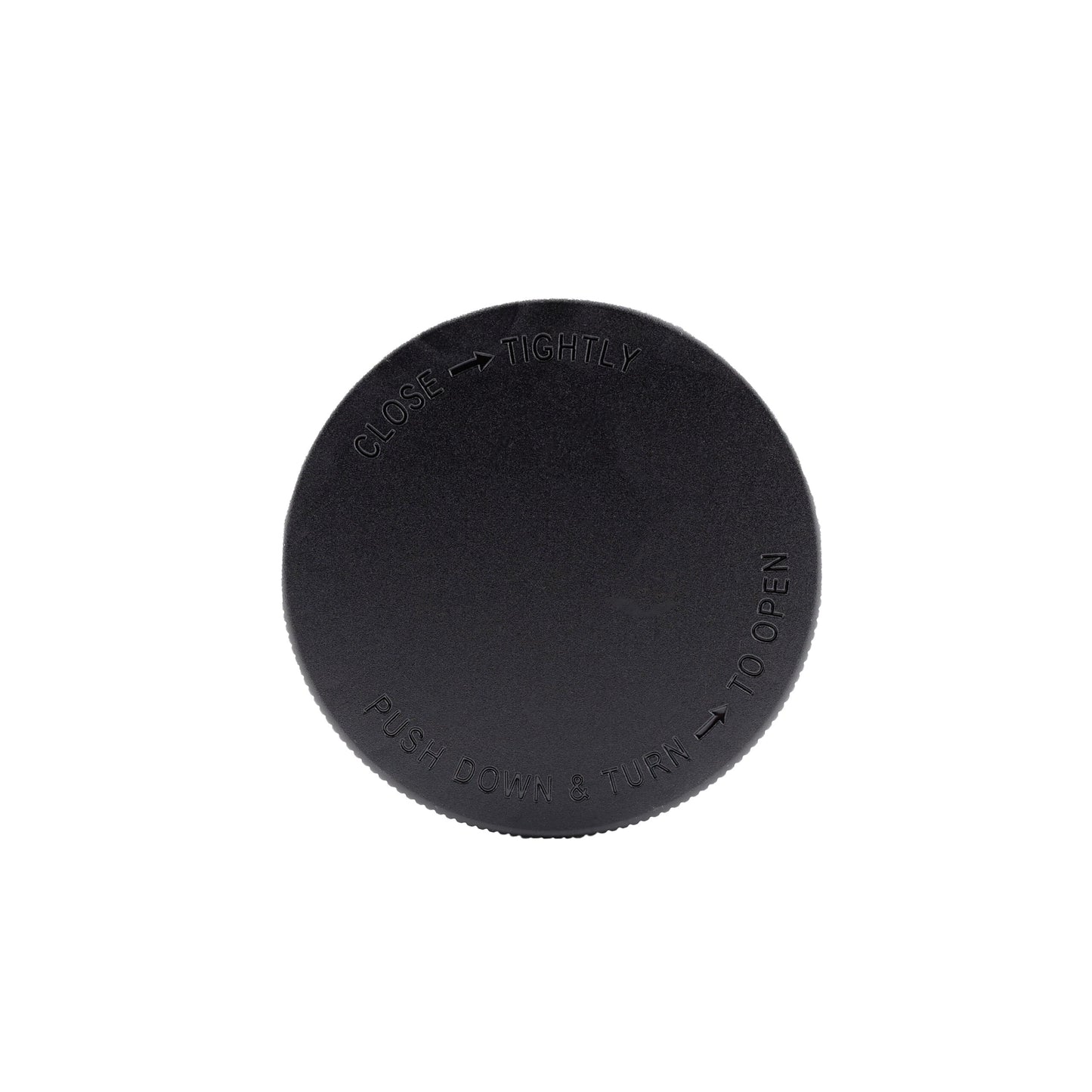 89-410 Black Ribbed Skirt Pictorial CRC Cap with Universal HIS Liner top view