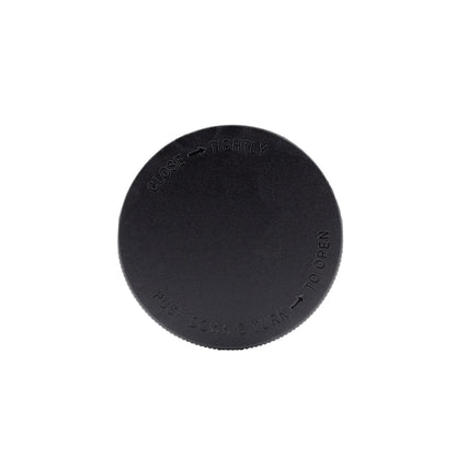 89-410 Black Ribbed Skirt Pictorial CRC Cap with Universal HIS Liner top view