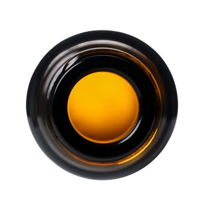 10 ml Amber Euro Essential Oil Tall Glass Bottle with 18-400 Neck Finish neck opening