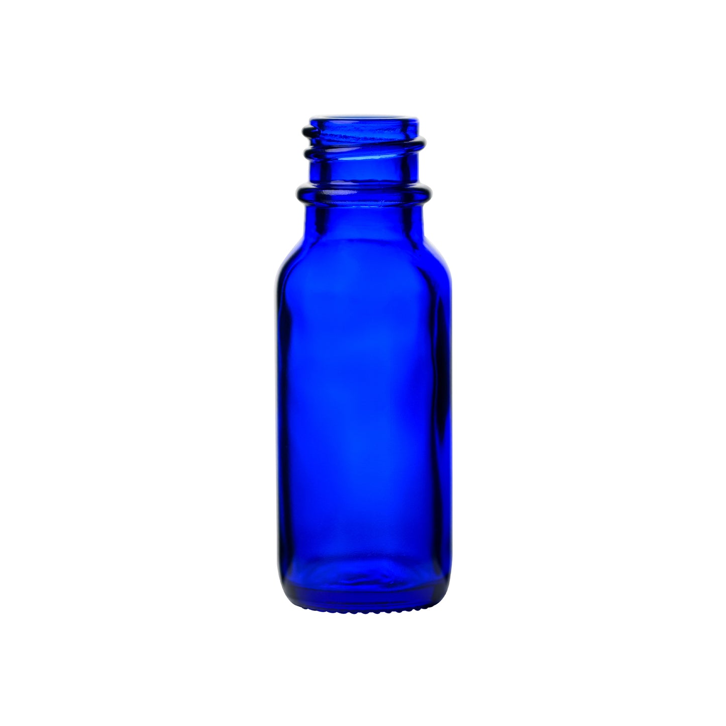 0.5 oz Boston Round Glass Bottles 18-400 Neck Finish