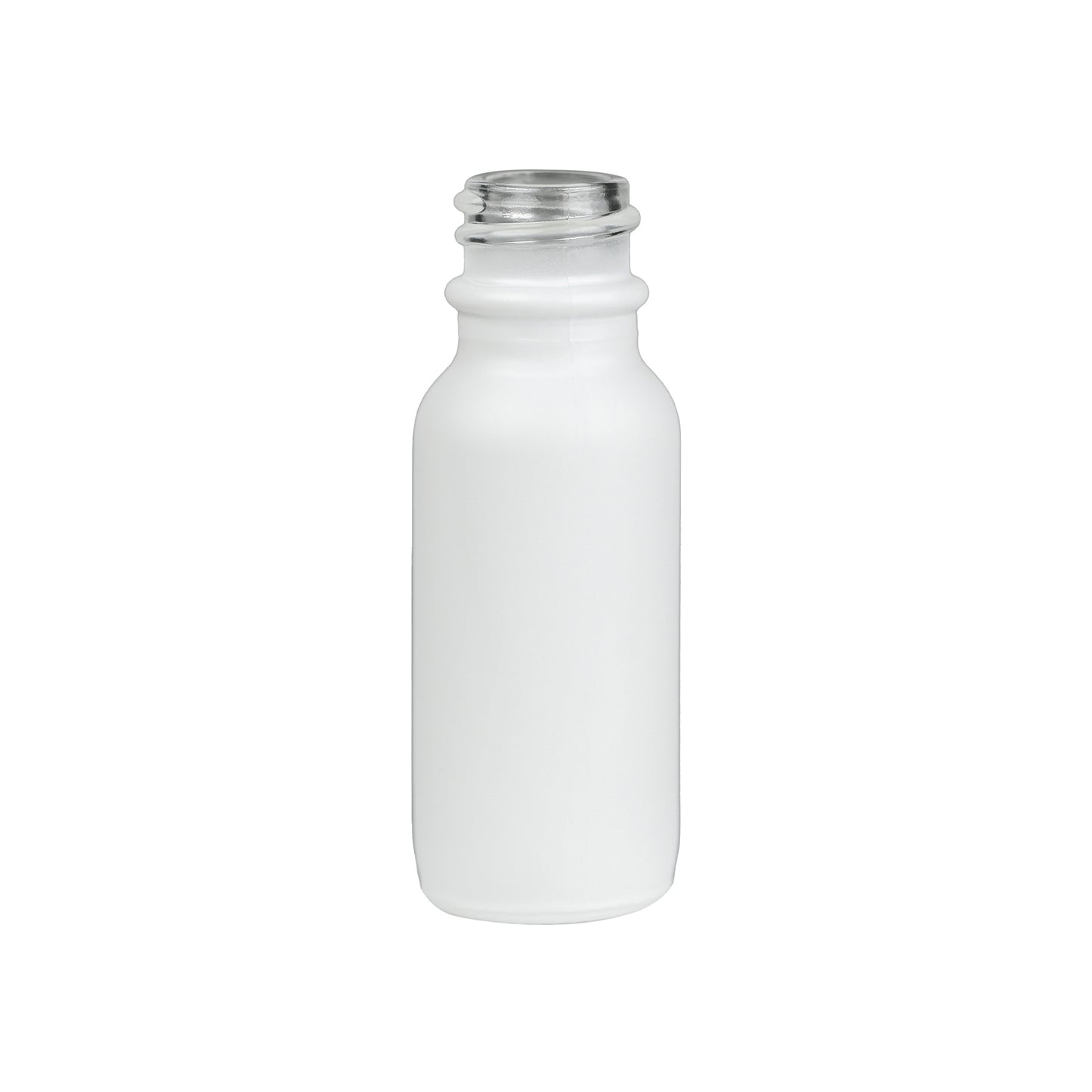 0.5 oz Boston Round Glass Bottles 18-400 Neck Finish