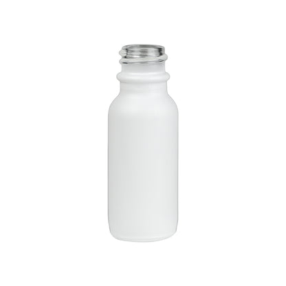 0.5 oz Boston Round Glass Bottles 18-400 Neck Finish
