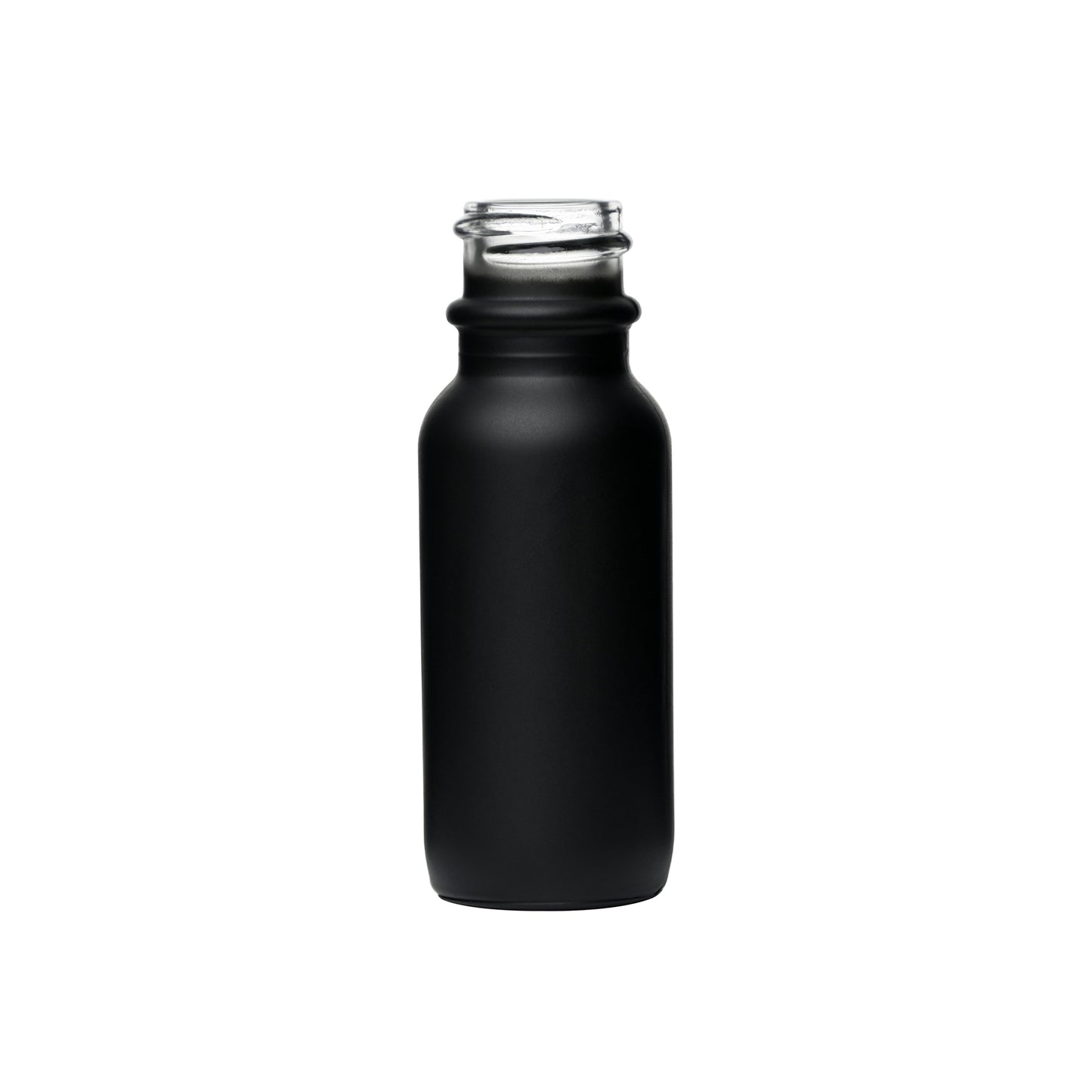 0.5 oz Boston Round Glass Bottles 18-400 Neck Finish