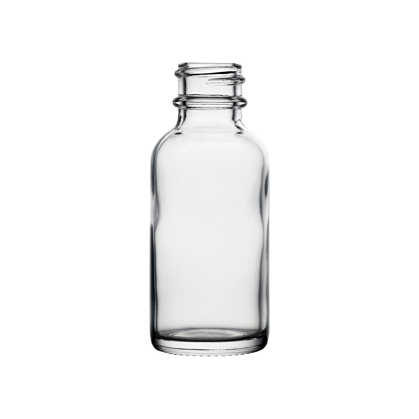 1 oz Boston Round Glass Bottles 20-400 Neck Finish