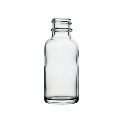 1 oz Boston Round Glass Bottles 20-400 Neck Finish