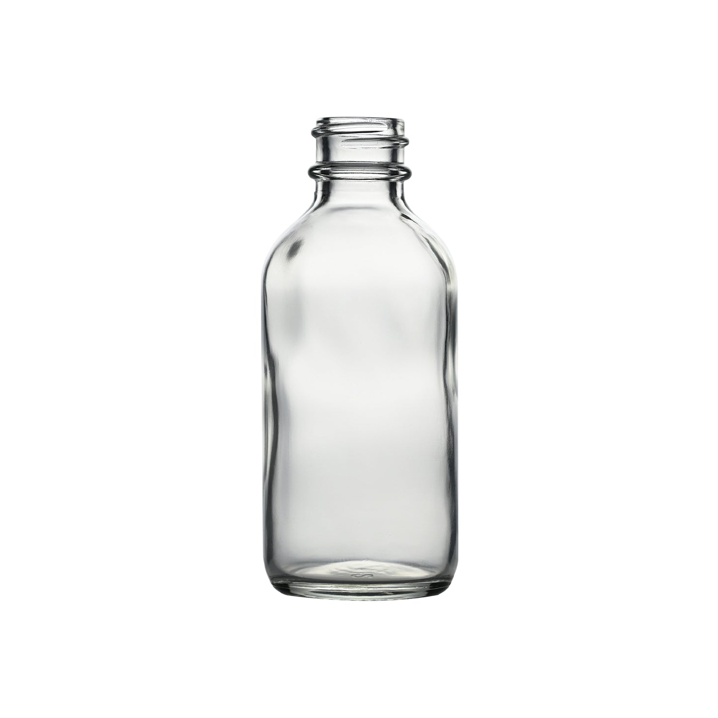 2 oz Boston Round Glass Bottles 20-400 Neck Finish
