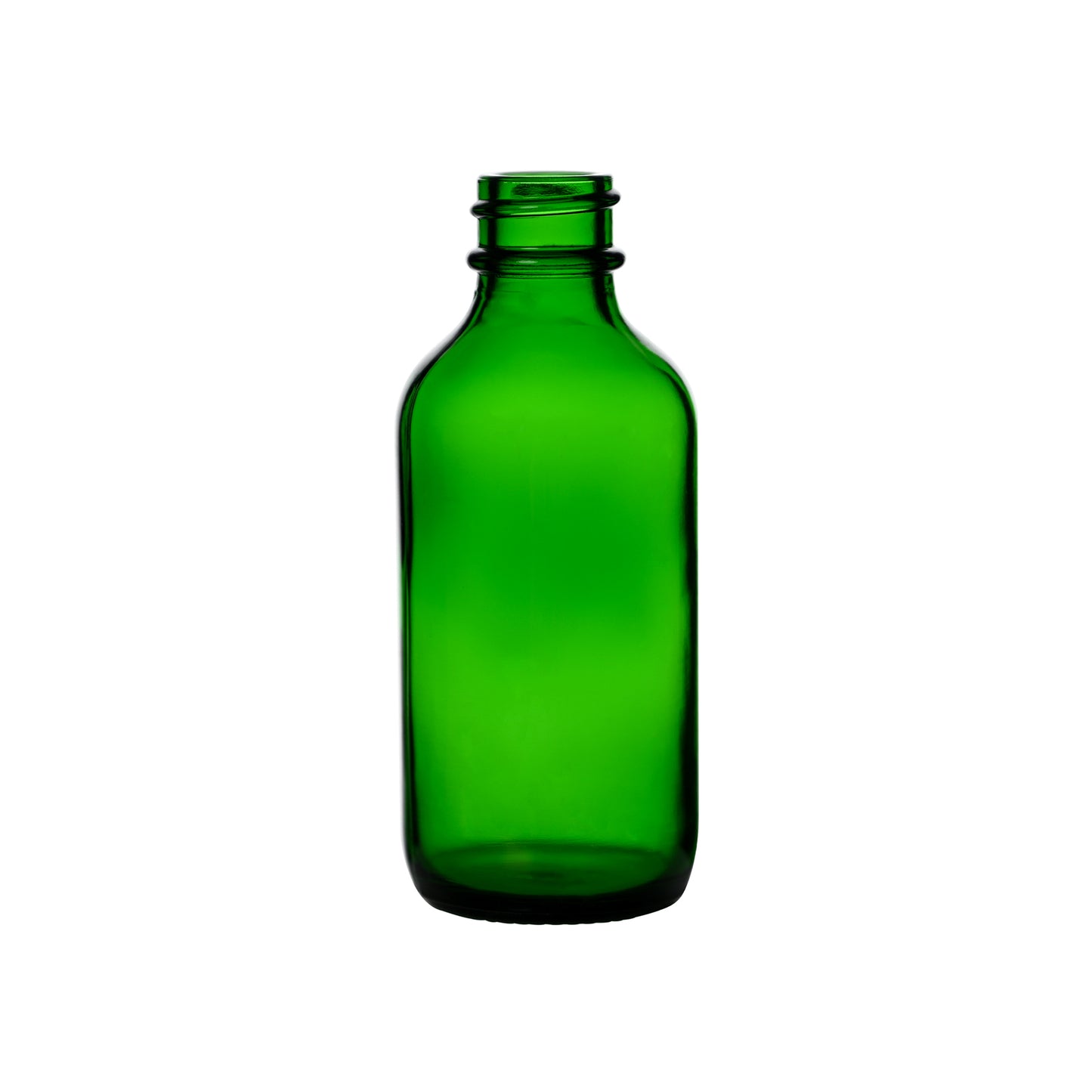 2 oz Boston Round Glass Bottles 20-400 Neck Finish