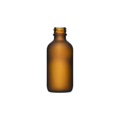 2 oz Boston Round Glass Bottles 20-400 Neck Finish