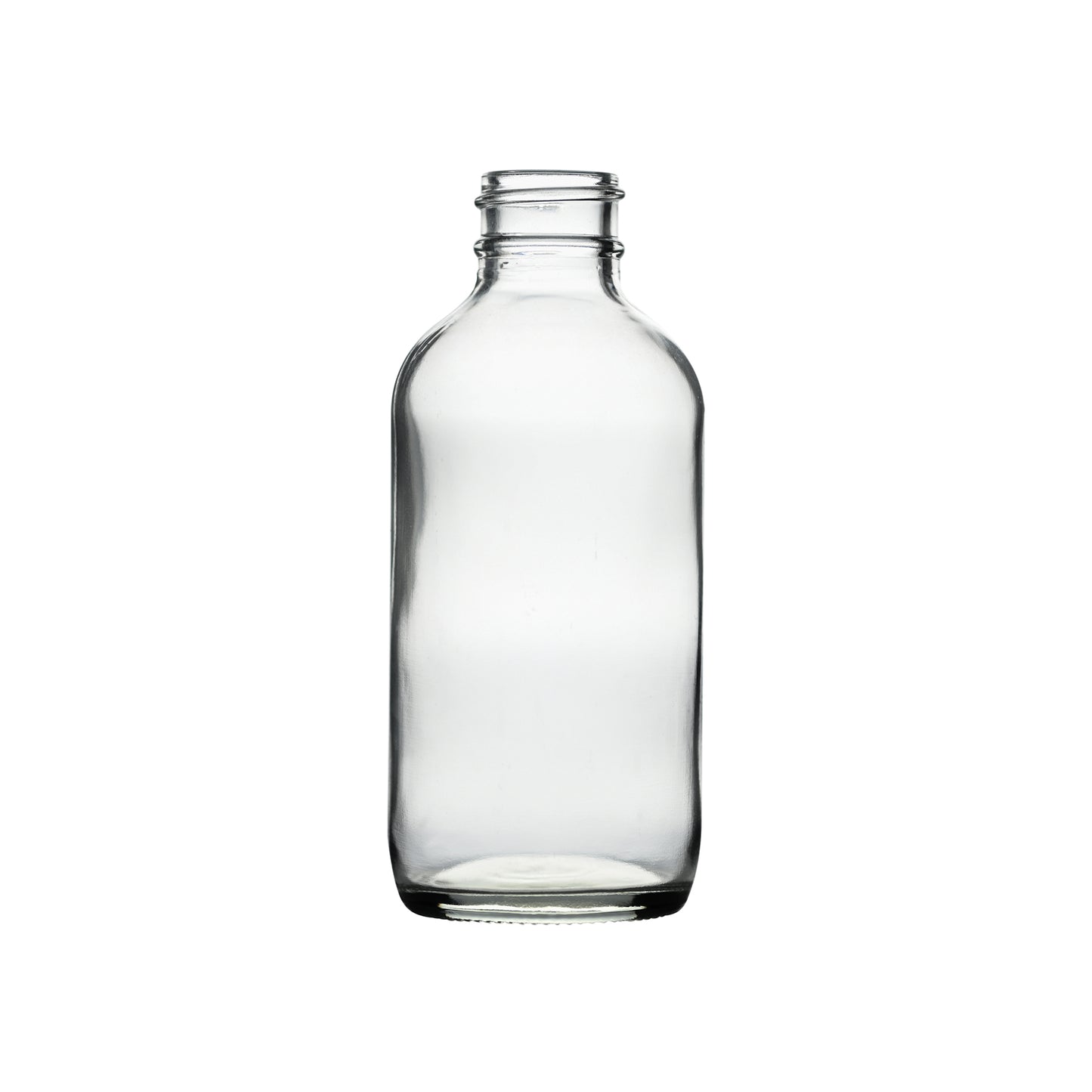 4 oz Glass Boston Round Bottles 24-400 Neck Finish