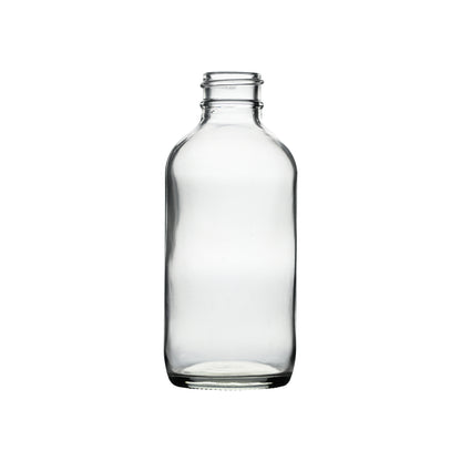 4 oz Glass Boston Round Bottles 24-400 Neck Finish