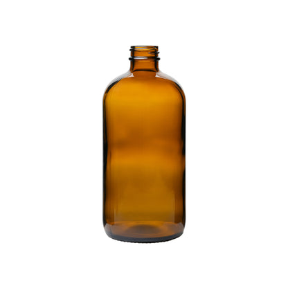 16 oz Glass Boston Round Bottles 28-400 Neck Finish