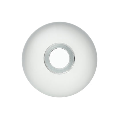 16 oz Frosted Clear Glass Boston Round Bottles 28-400 Neck Finish