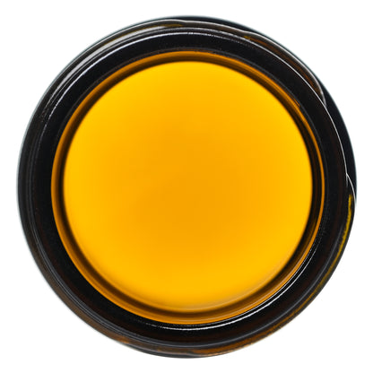 1 oz Amber Straight Sided Glass Jar with 43-400 Neck Finish neck opening