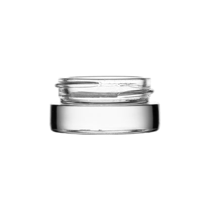 7g Clear Glass Concentrate Jars 38-400 Neck Finish