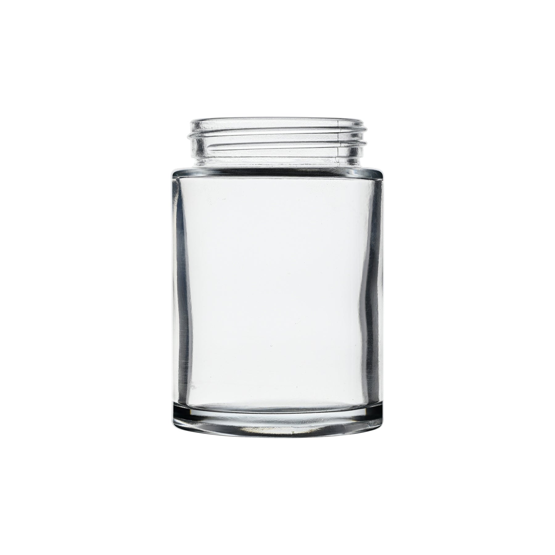 4 oz Clear Thick Wall Glass Jar with 53-400 Neck Finish