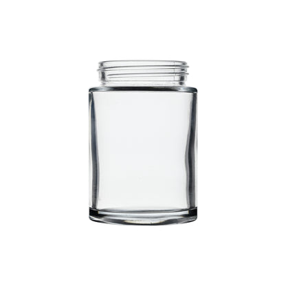 4 oz Clear Thick Wall Glass Jar with 53-400 Neck Finish