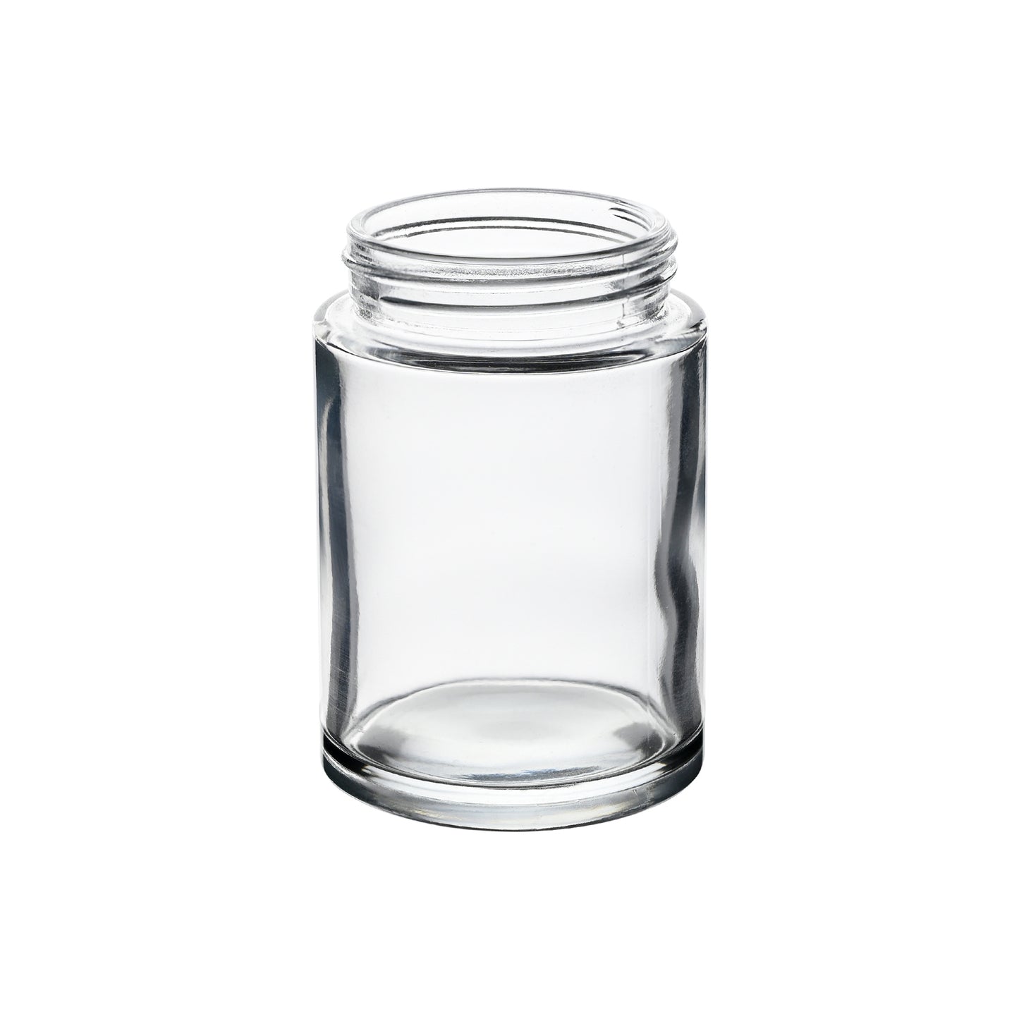 4 oz Clear Thick Wall Glass Jar with 53-400 Neck Finish