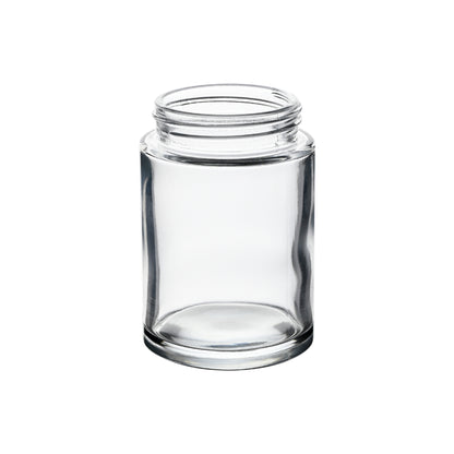 4 oz Clear Thick Wall Glass Jar with 53-400 Neck Finish