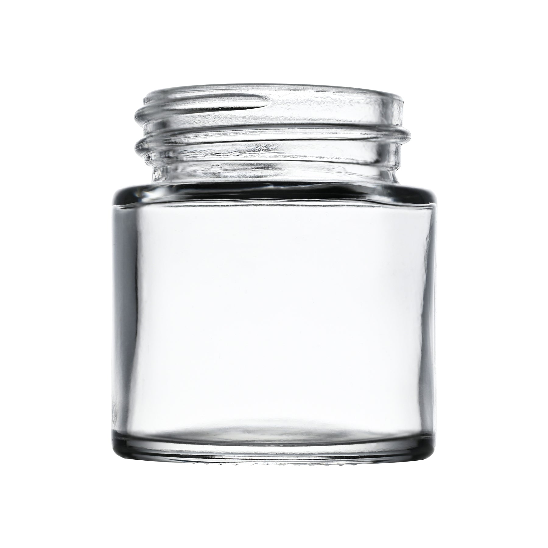 1 oz Clear Straight Sided Glass Jar with 38-400 Neck Finish