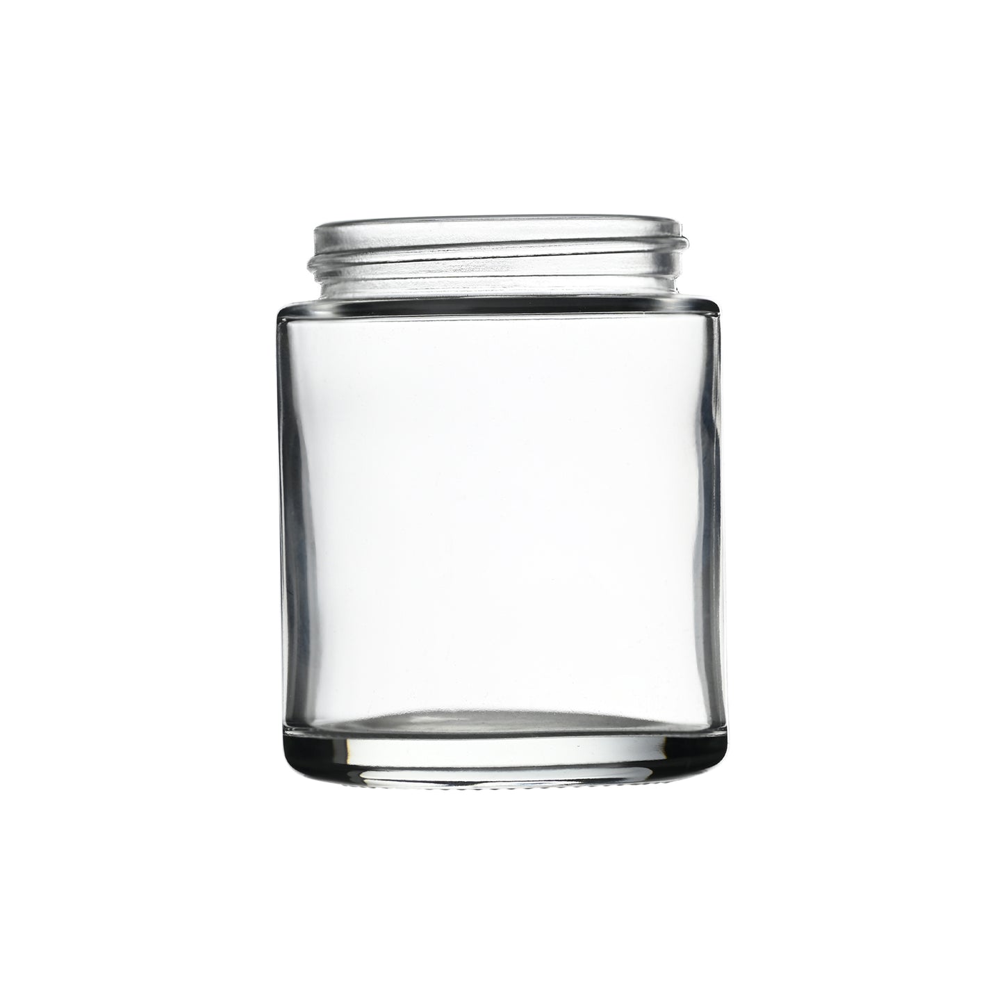 3.5 oz Clear Straight Sided Glass Jar with 50-400 Neck Finish