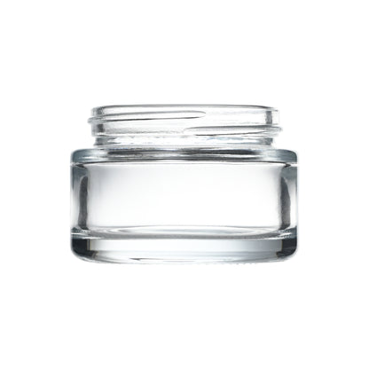 1.4 oz Clear Straight Sided Glass Jar with 50-400 Neck Finish