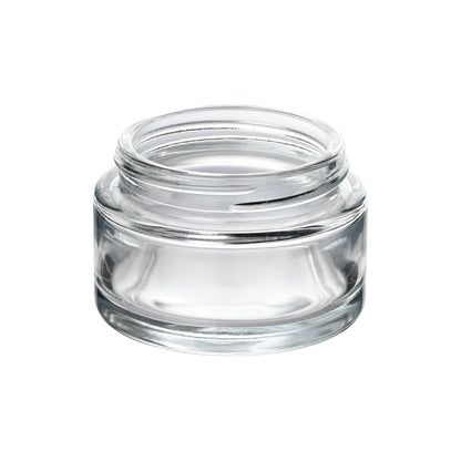 1.4 oz Clear Straight Sided Glass Jar with 50-400 Neck Finish