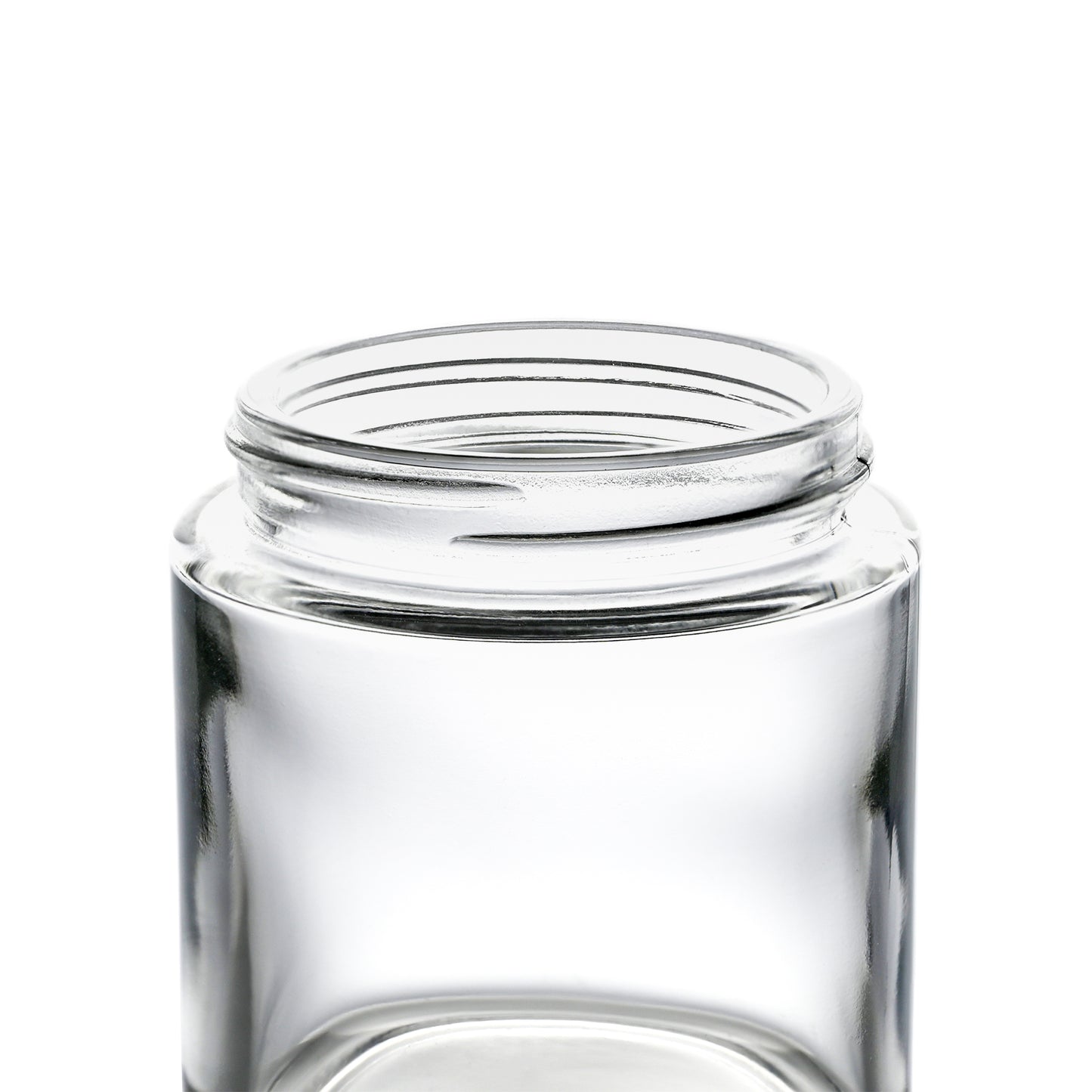3 oz Clear Straight Sided Glass Jar with 50-400 Neck Finish