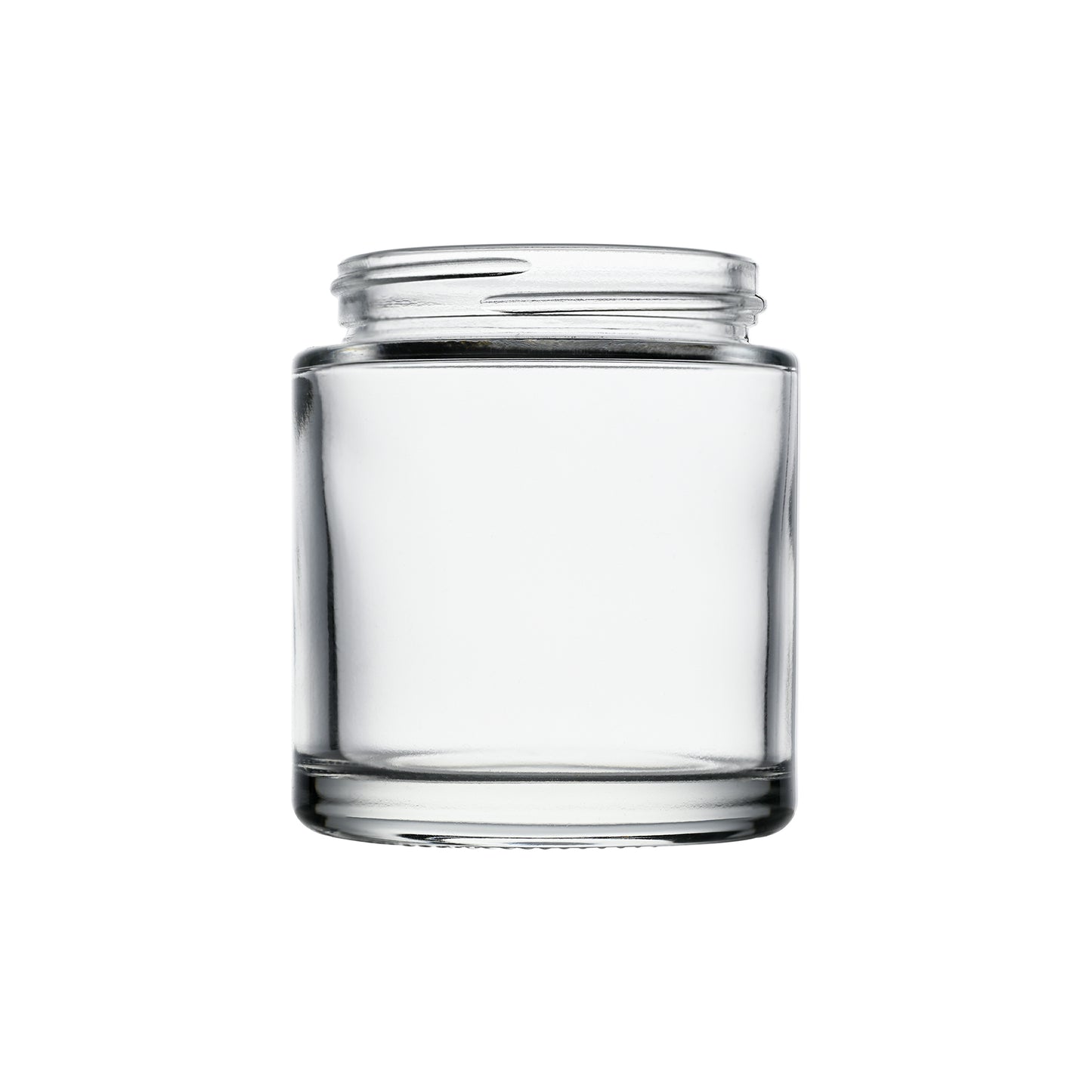 3 oz Clear Straight Sided Glass Jar with 50-400 Neck Finish