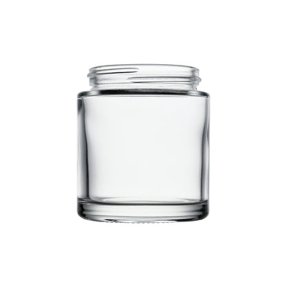 3 oz Clear Straight Sided Glass Jar with 50-400 Neck Finish