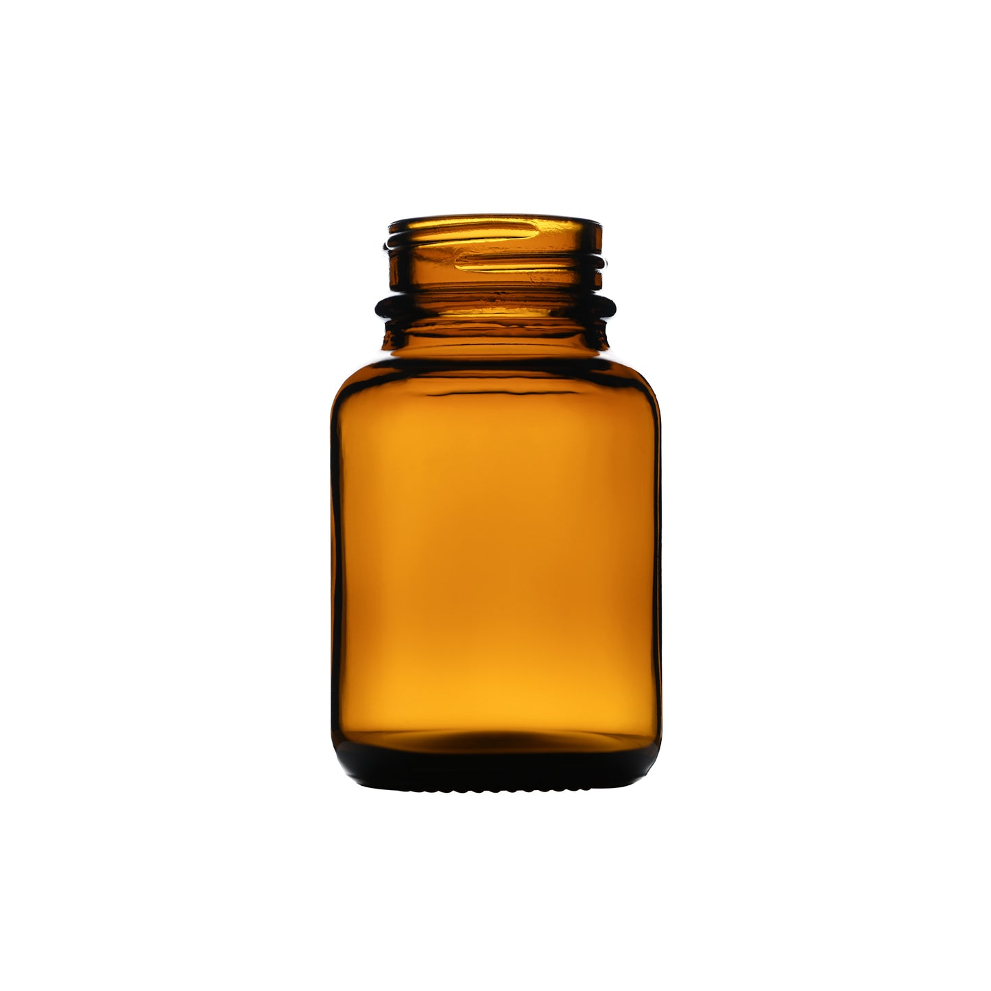 60cc Amber Glass Wide Mouth Packer Bottles with 33-400 Neck Finish
