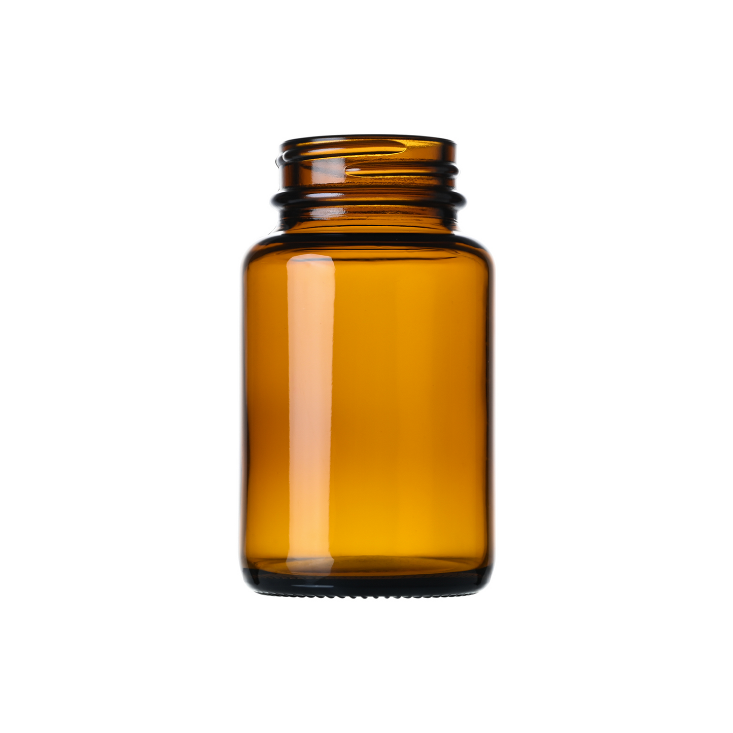 100cc Amber Glass Wide Mouth Packer Bottles with 38-400 Neck Finish