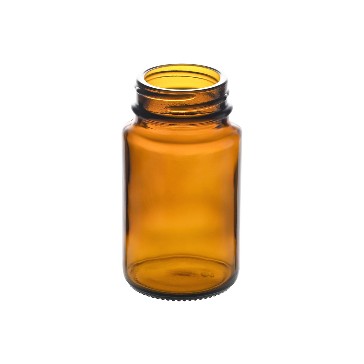 100cc Amber Glass Wide Mouth Packer Bottles with 38-400 Neck Finish