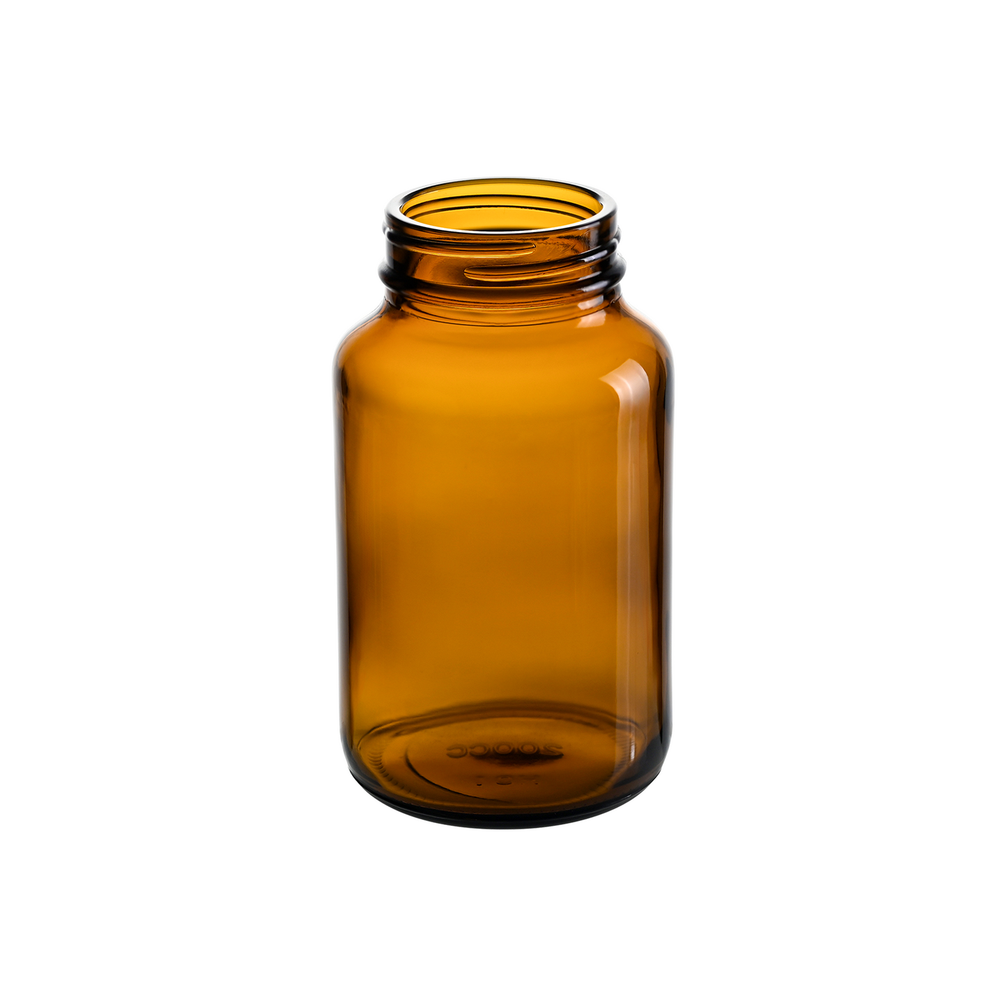 200cc Amber Glass Wide Mouth Packer Bottles with 45-400 Neck Finish