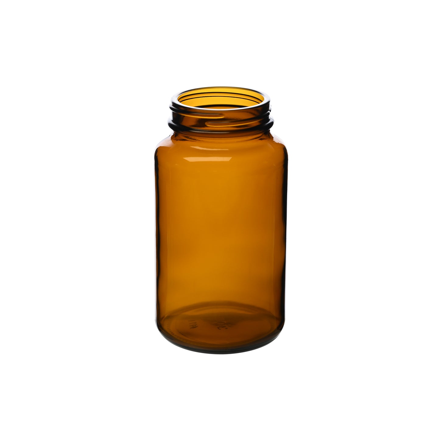 300cc Amber Glass Wide Mouth Packer Bottles with 53-400 Neck Finish