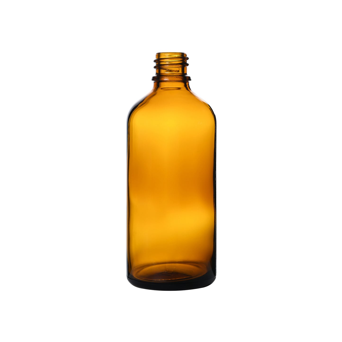 100 ml Glass Euro Round Bottle with 18 mm Neck Finish